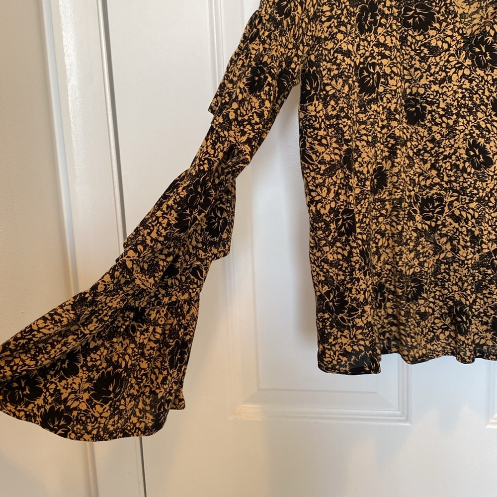 BP ruffle long sleeve blouse XS - Picture 3 of 7